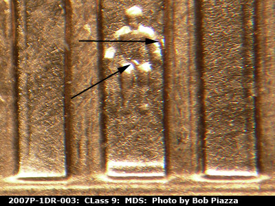 2007 Lincoln cent obverse, CopperCoins die 2007P•1DR•003.