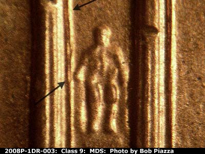 2008 Lincoln cent obverse, CopperCoins die 2008P•1DR•003.