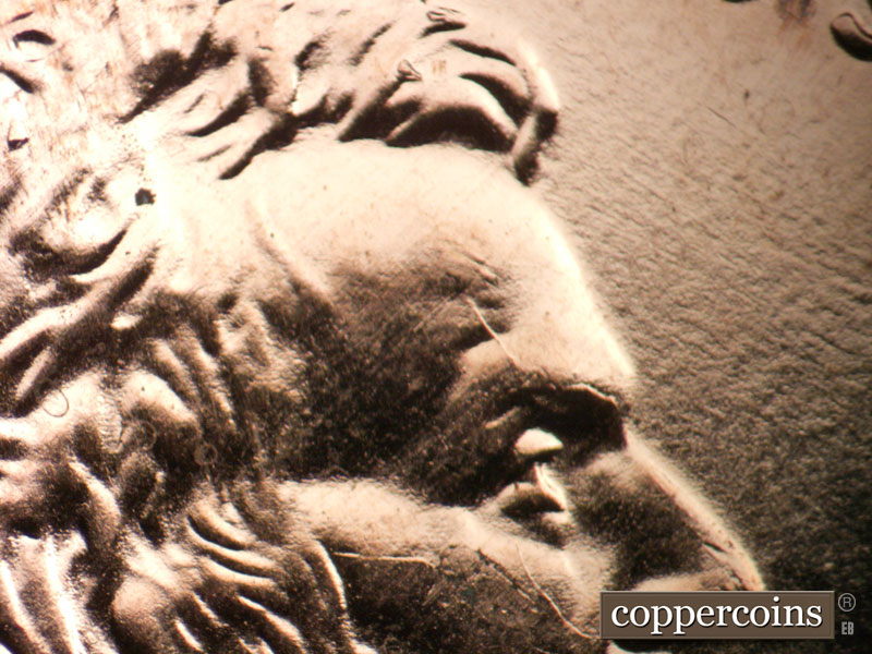 Die-stage C marker on 2009P•1DO•002 (2009 Doubled Die Obverse).
