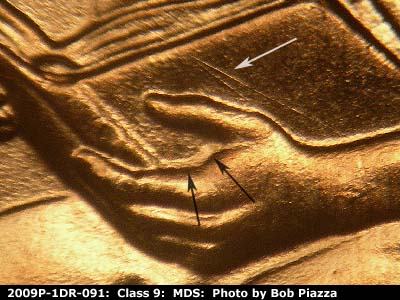 2009 Lincoln cent obverse, CopperCoins die 2009P•1DR•091.