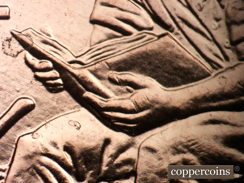 2009 Lincoln cent obverse, CopperCoins die 2009P•1DR•100.