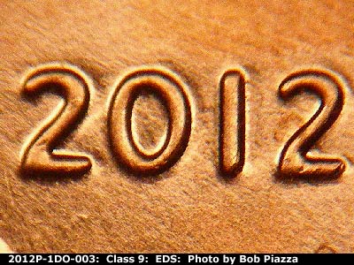 Die-stage A marker on 2012P•1DO•003 (2012 Doubled Die Obverse).