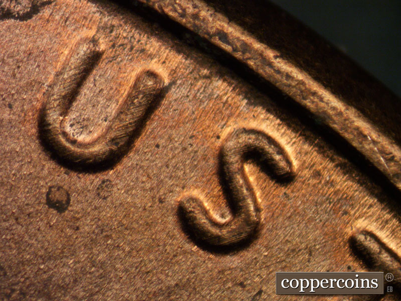 Die-stage B marker on 2013P•1DO•005 (2013 Doubled Die Obverse).