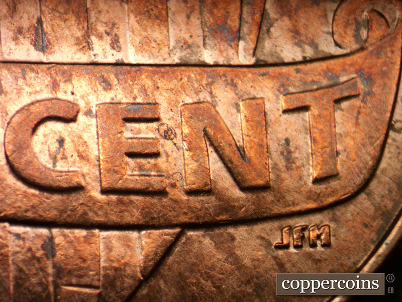 Die-stage B marker on 2013P•1DR•001 (2013 Doubled Die Reverse).