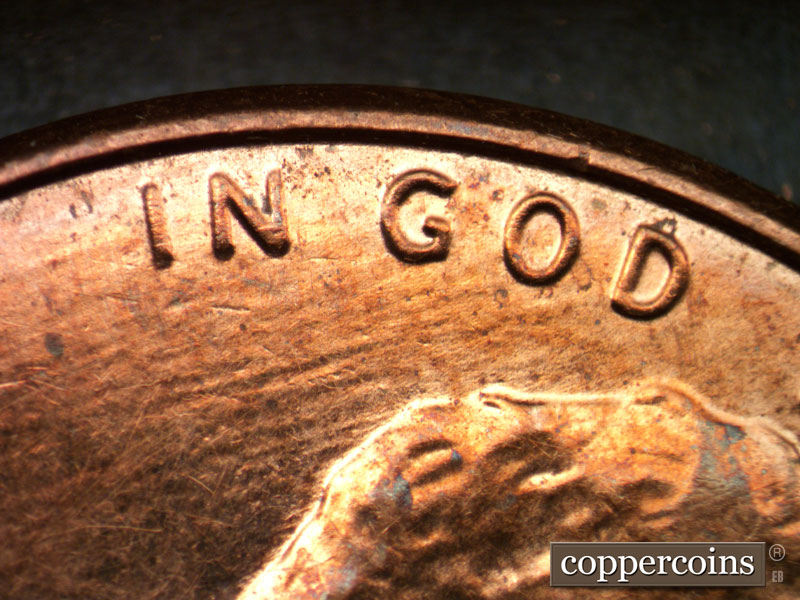 Die-stage B marker on 2013P•1DR•001 (2013 Doubled Die Reverse).