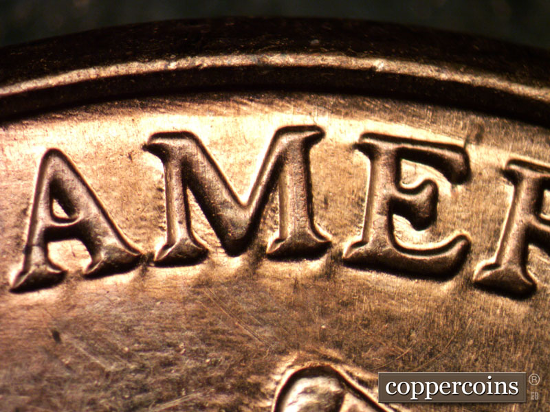 Die-stage B marker on 2013P•1DR•002 (2013 Doubled Die Reverse).