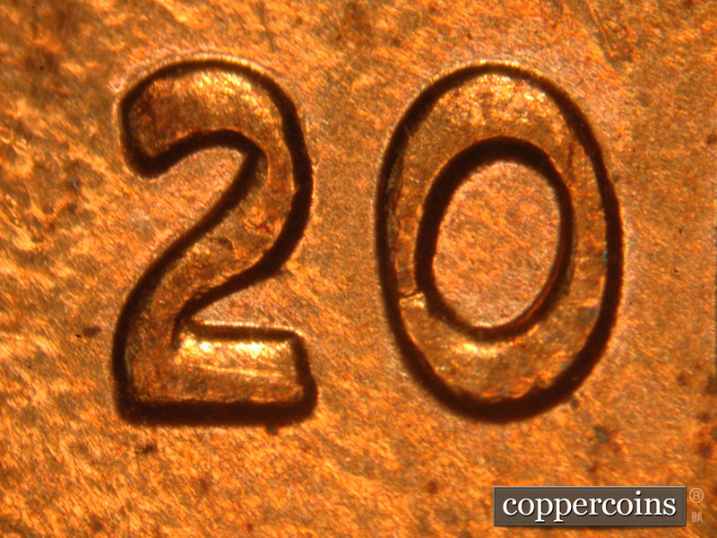 2014 Lincoln cent obverse, CopperCoins die 2014P•1DO•001.