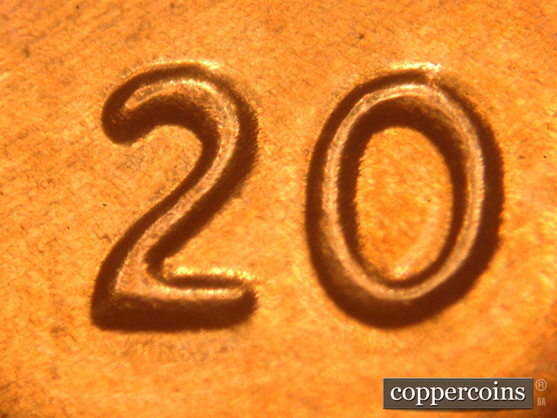 2014 Lincoln cent obverse, CopperCoins die 2014P•1DO•002.