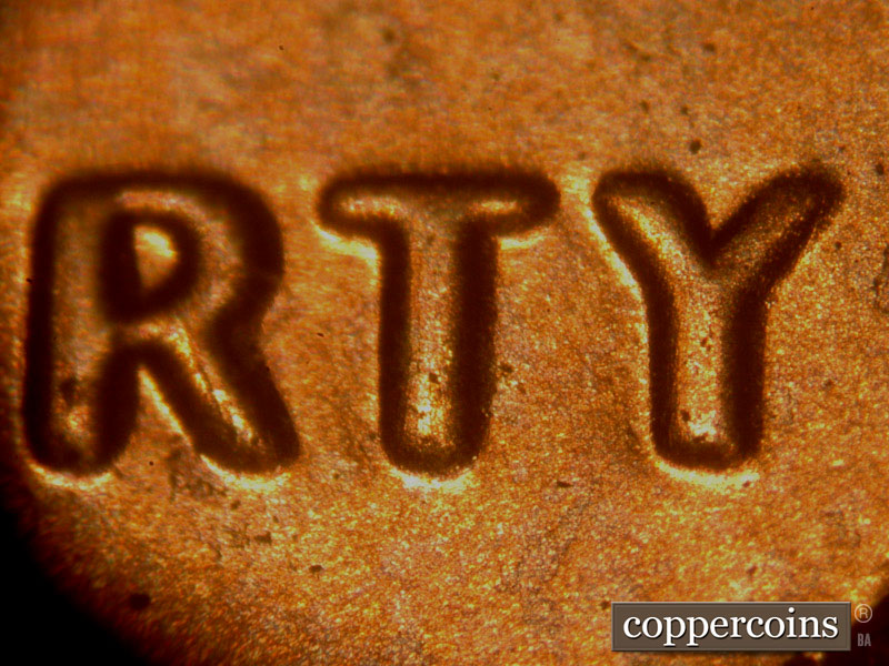 Die-stage B marker on 2014P•1DO•003 (2014 Doubled Die Obverse).