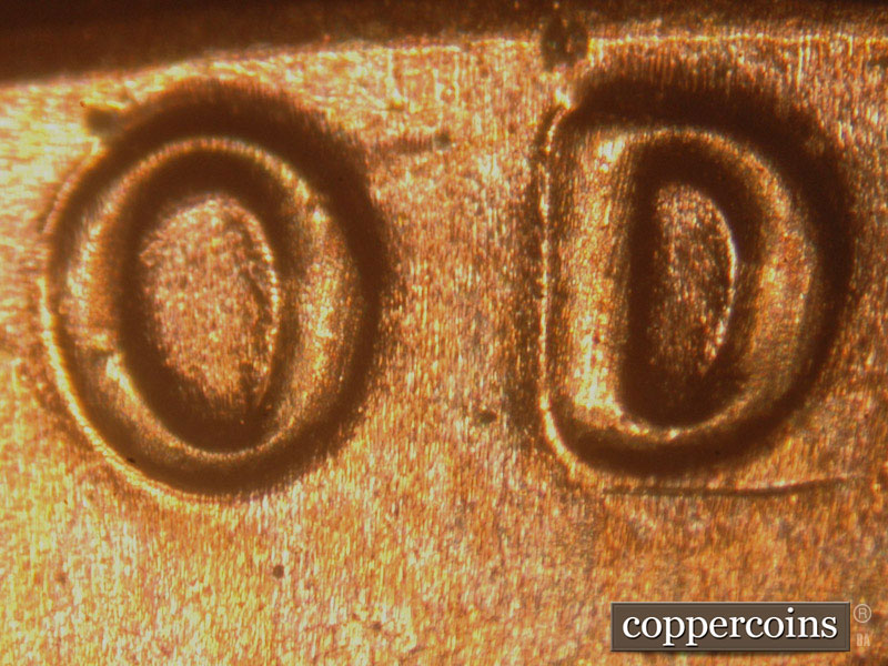 Die-stage B marker on 2014P•1DO•003 (2014 Doubled Die Obverse).
