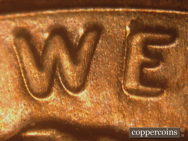 Die-stage B marker on 2014P•1DO•003 (2014 Doubled Die Obverse).