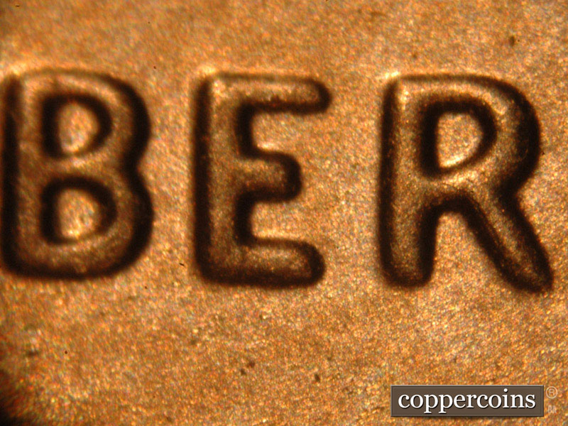 Die-stage B marker on 2014P•1DO•006 (2014 Doubled Die Obverse).