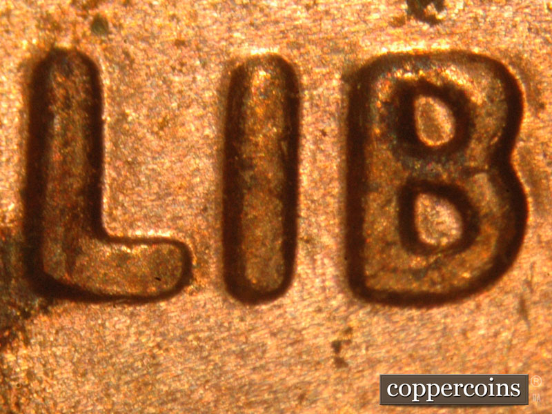 Die-stage C marker on 2015P•1DO•003 showing A very strong spread on all of LIBERTY.