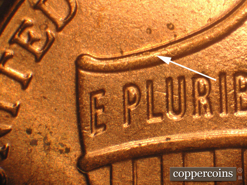 Die-stage A marker on 2016P•1DO•006 (2016 Doubled Die Obverse).