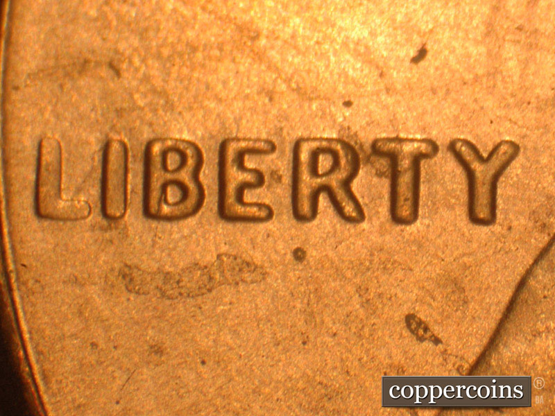 Die-stage B marker on 2016P•1DO•007 (2016 Doubled Die Obverse).