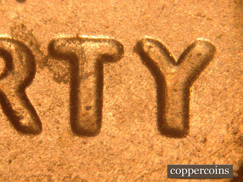 Die-stage B marker on 2016P•1DO•007 (2016 Doubled Die Obverse).