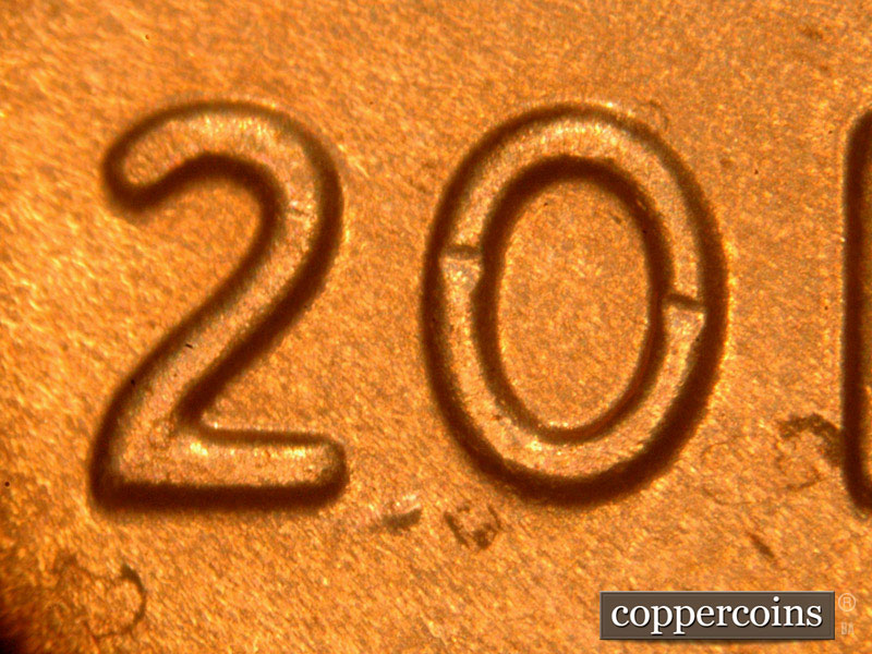 2016 Lincoln cent obverse, CopperCoins die 2016P•1DO•009.