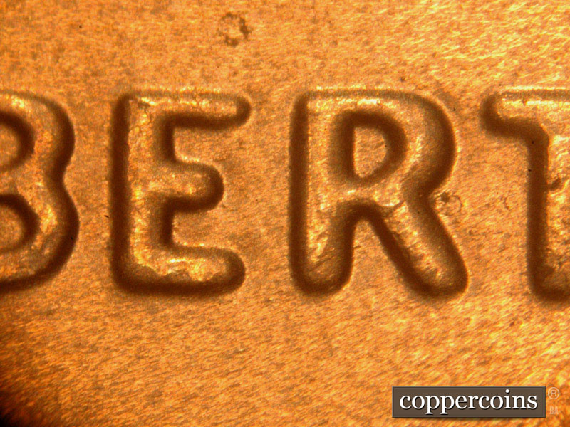 Die-stage B marker on 2016P•1DO•009 (2016 Doubled Die Obverse).