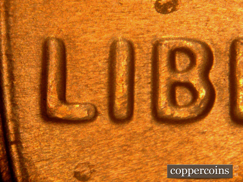 Die-stage B marker on 2016P•1DO•009 (2016 Doubled Die Obverse).