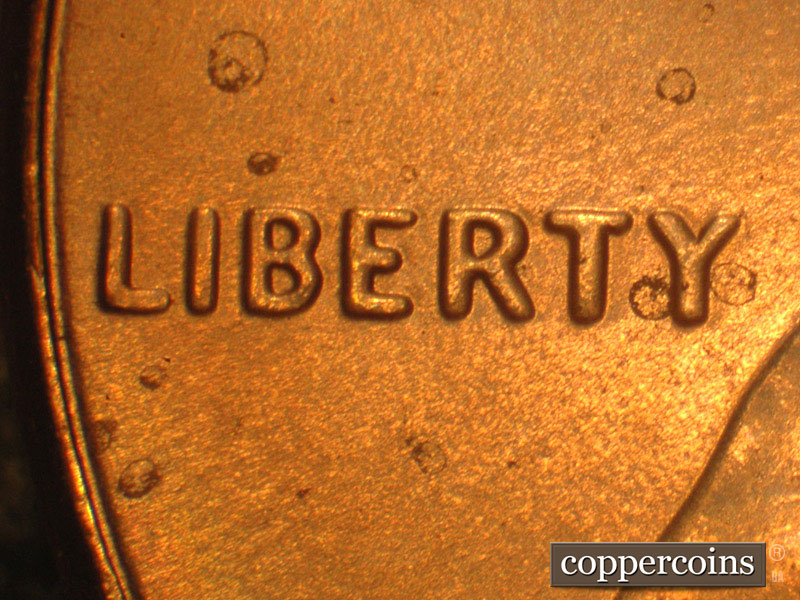 Die-stage B marker on 2016P•1DO•009 (2016 Doubled Die Obverse).