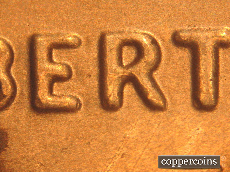 Die-stage B marker on 2016P•1DO•012 (2016 Doubled Die Obverse).