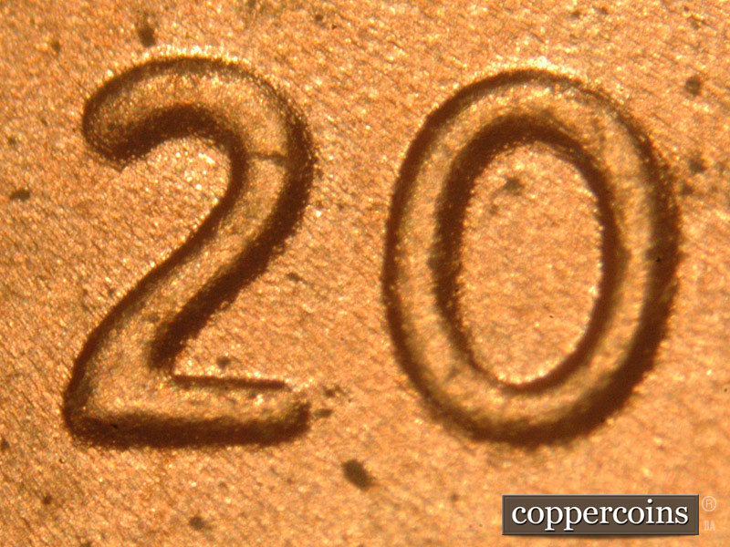 Die-stage C marker on 2016P•1DO•016 (2016 Doubled Die Obverse).