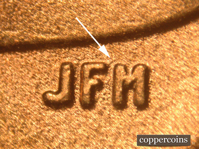 Die-stage C marker on 2016P•1DO•016 (2016 Doubled Die Obverse).