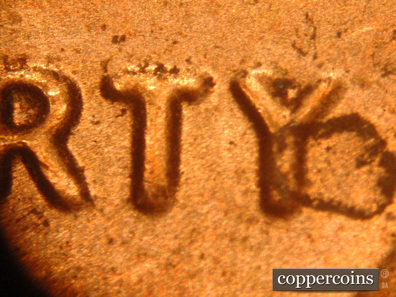 Die-stage B marker on 2017P•1DO•001 (2017 Doubled Die Obverse).