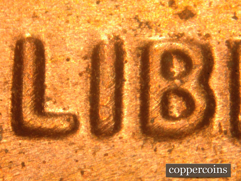 Die-stage B marker on 2017P•1DO•001 (2017 Doubled Die Obverse).