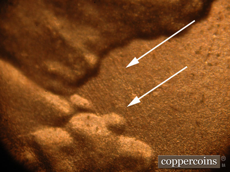Die-stage B marker on 2017P•1DO•003 (2017 Doubled Die Obverse).