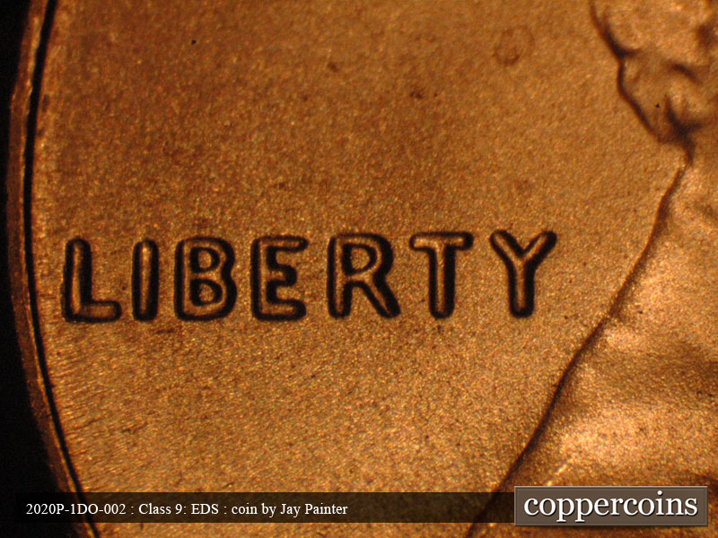 Die-stage C marker on 2020P•1DO•002 showing LIBERTY fir reference.
