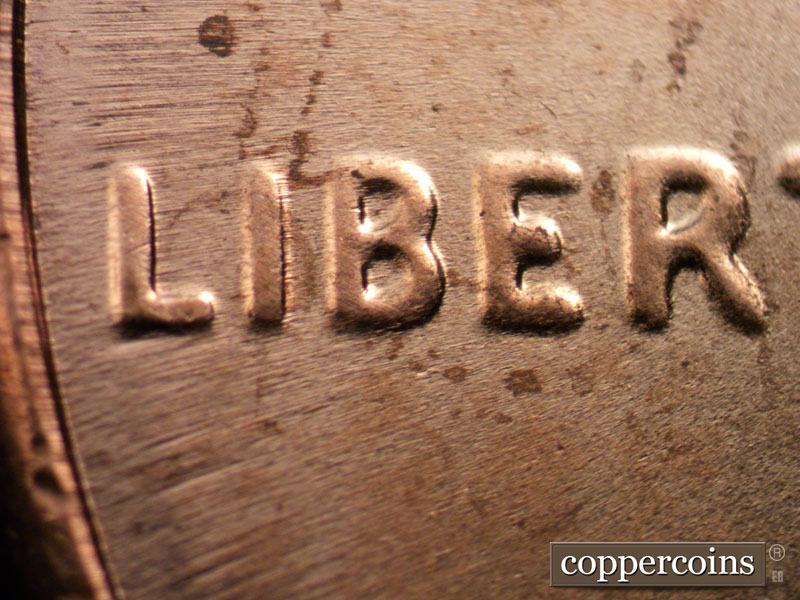 Die-stage C marker on 2021P•1DO•001 showing LIBERTY.