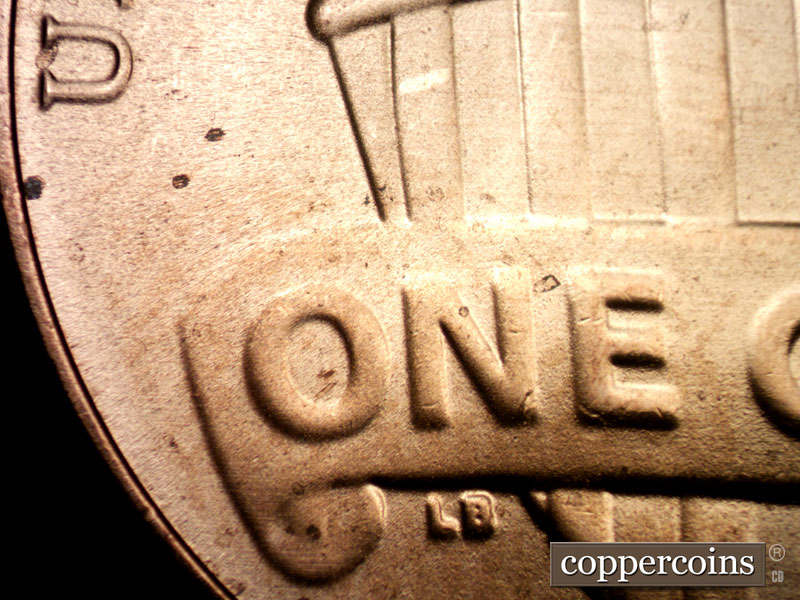 Die-stage C marker on 2023D•1DR•002 (2023 Doubled Die Reverse).