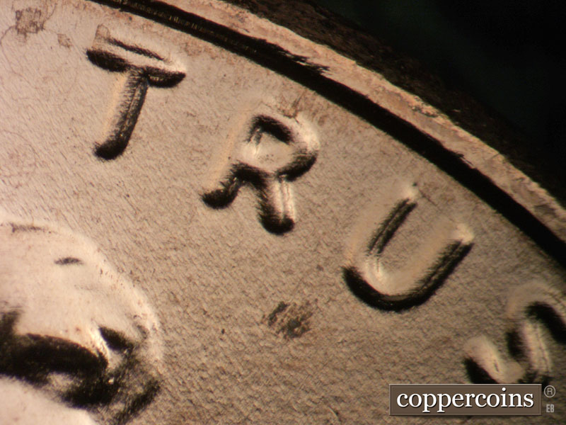 Die-stage B marker on 2024P•1DO•001 showing Doubling shows on TRUST.