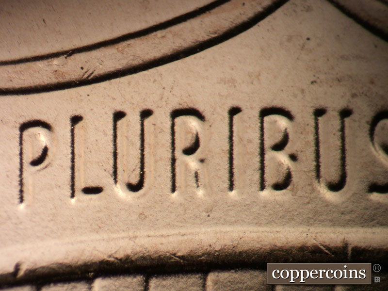 Die-stage B marker on 2024P•1DO•001 showing No die gouge through RIB in PLURIBUS.